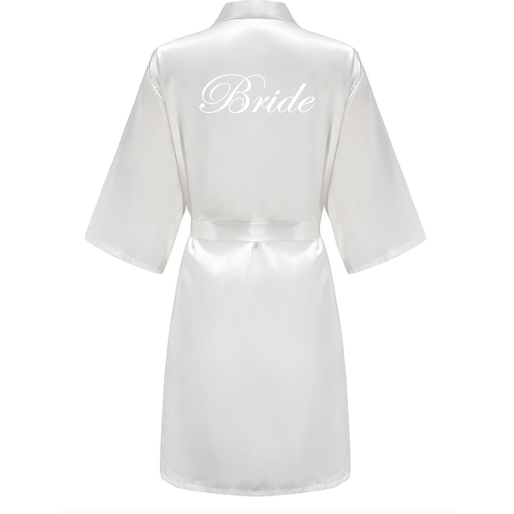 Свадебный халат для невесты, п – обзор и цена Robe Silk Women
